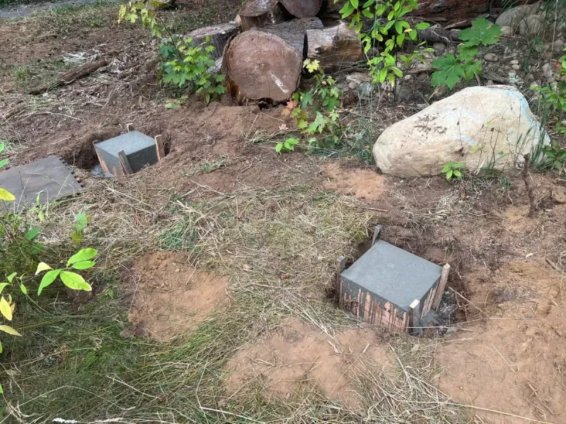 Shipping Container Foundation - Pile Install