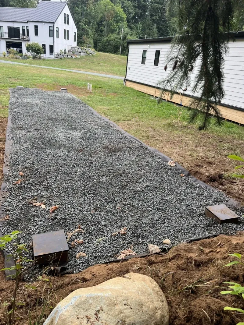 Shipping Container Foundation - Progress View