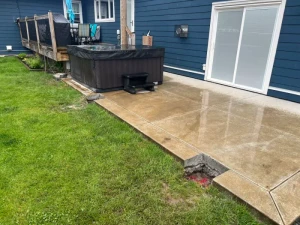 Hot Tub Foundation - Site Preparation