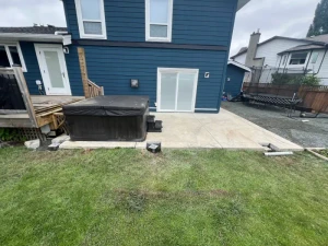 Hot Tub Foundation - Finished Piles