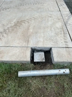 Patio Cover Support - Final Installation