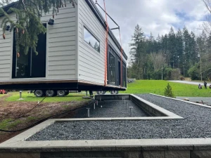 Ryder Lake Tiny Home - Home Lifting