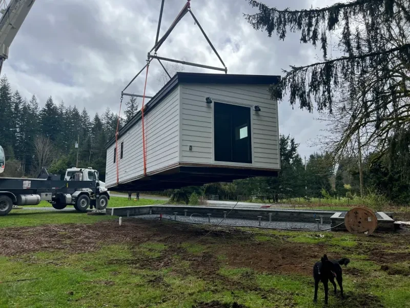 Ryder Lake Tiny Home - Angle View