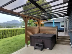 Completed Hot Tub & Patio Project