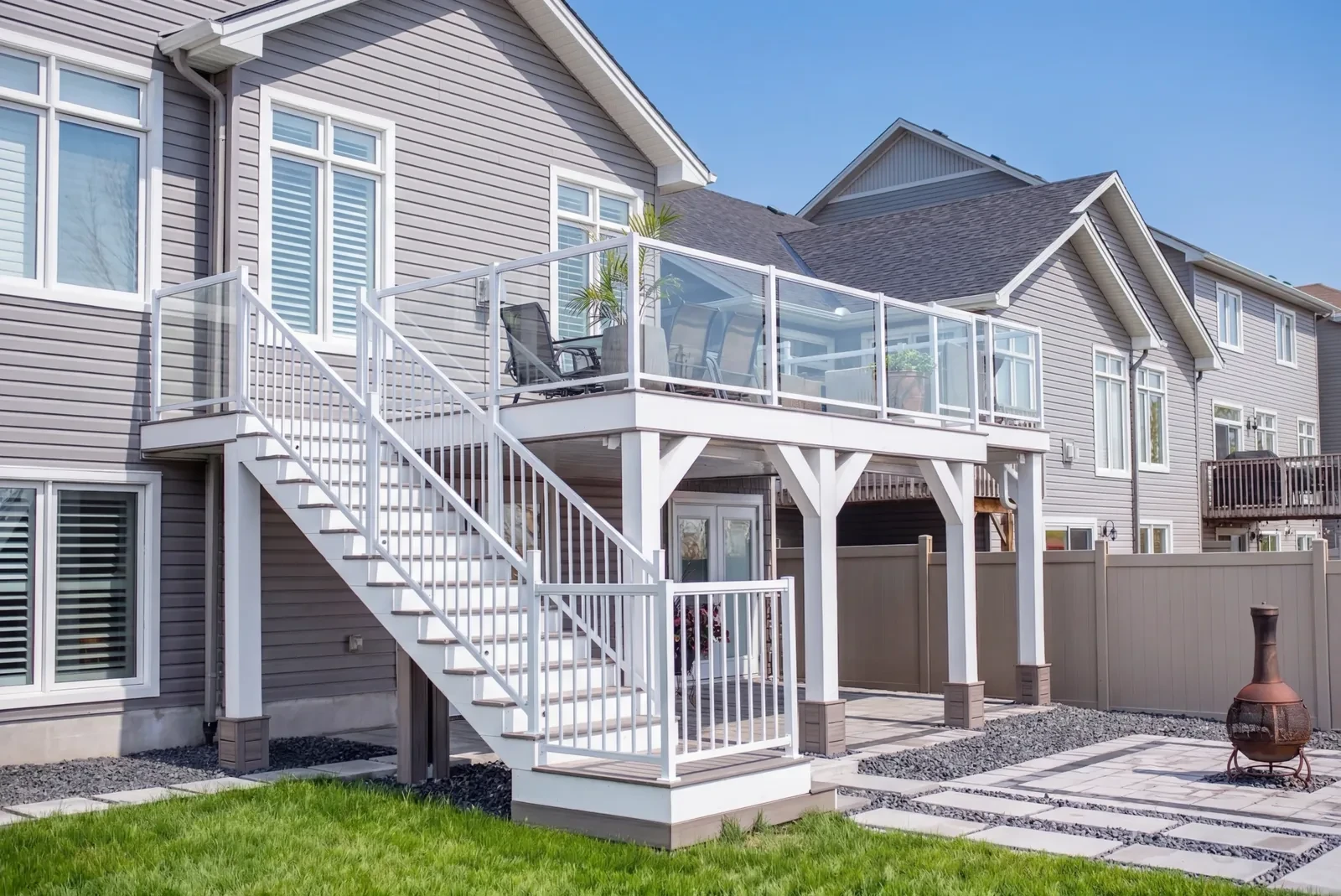 Raised Decks and Stairs